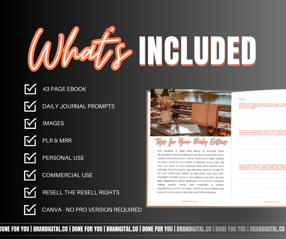 Digital Detox Journal