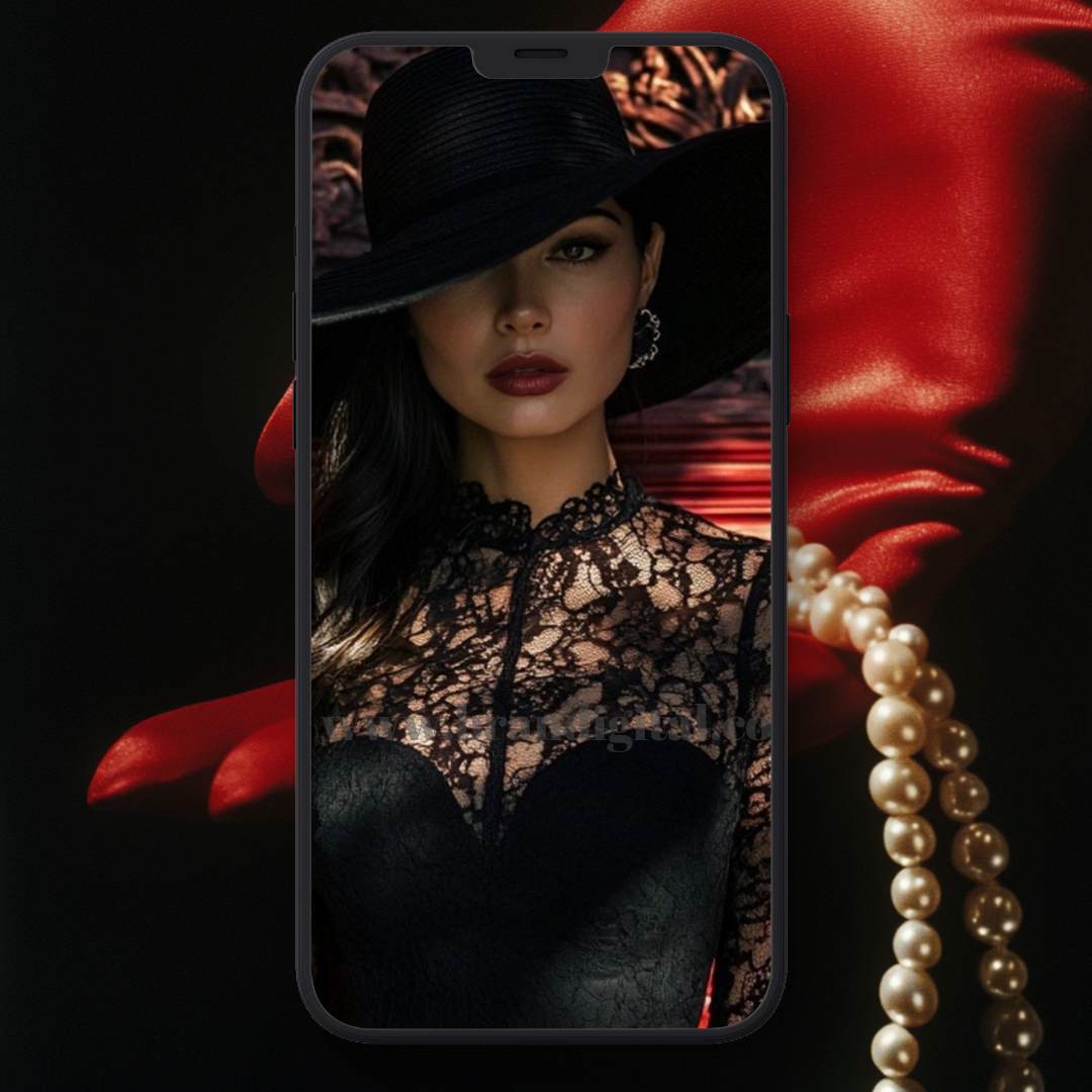 Crimson Veil: A Powerful Fusion of Quiet Confidence & Unstoppable Strength