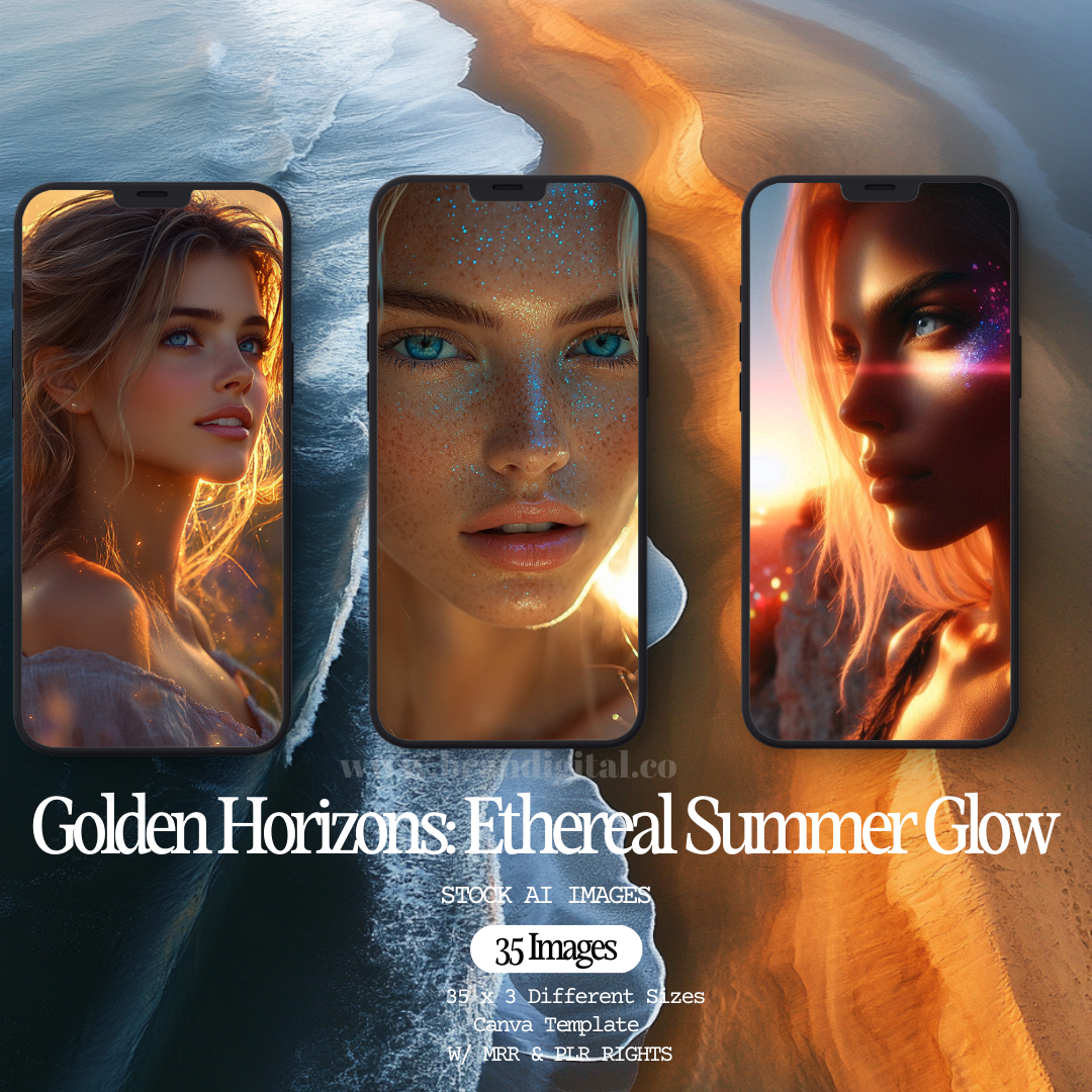 Golden Horizons: Ethereal Summer Glow