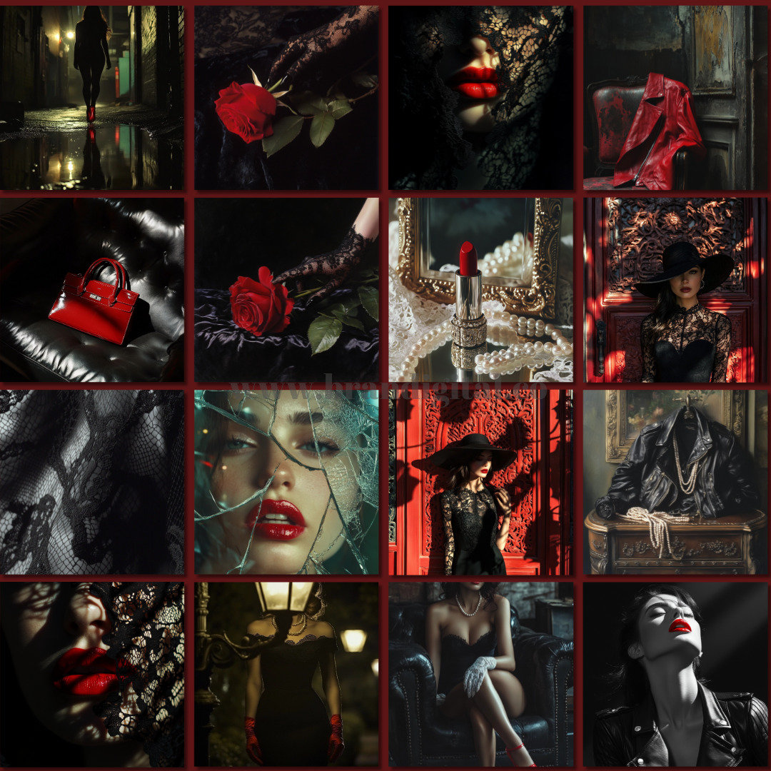 Crimson Veil: A Powerful Fusion of Quiet Confidence & Unstoppable Strength