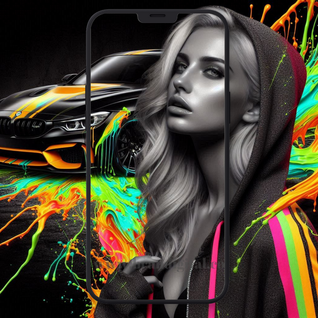 Neon Fusion Collection – Bold & Vibrant AI Portraits