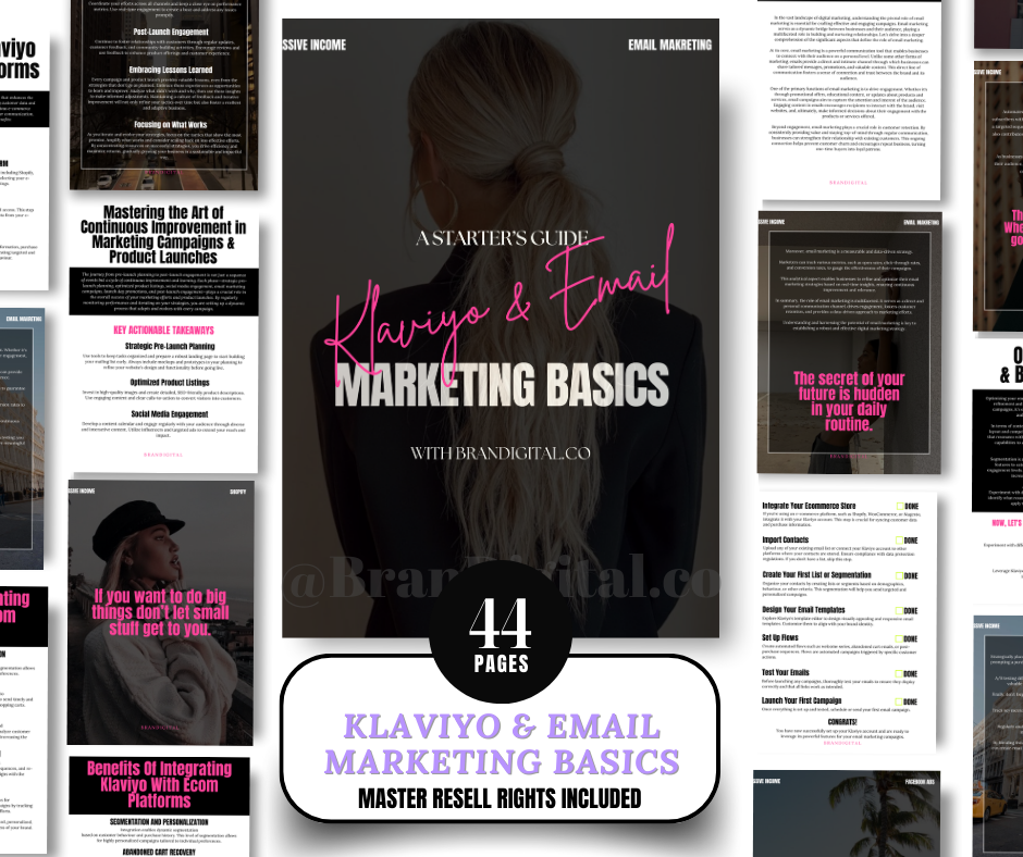 A Starter's Guide To Klaviyo & Email Marketing + MRR