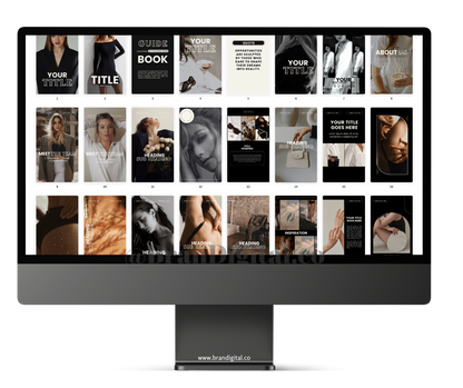 120 Luna Design Social Media Templates + MRR